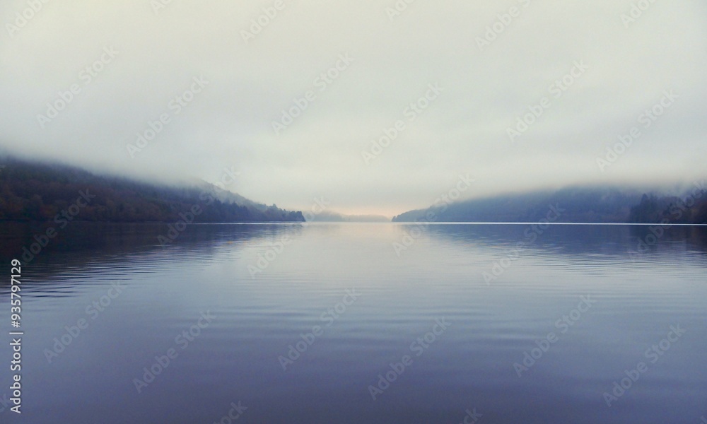 Fototapeta premium fog on the lake