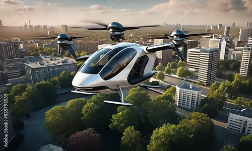 Urban Escape- EVTOL Journey from City to Suburb