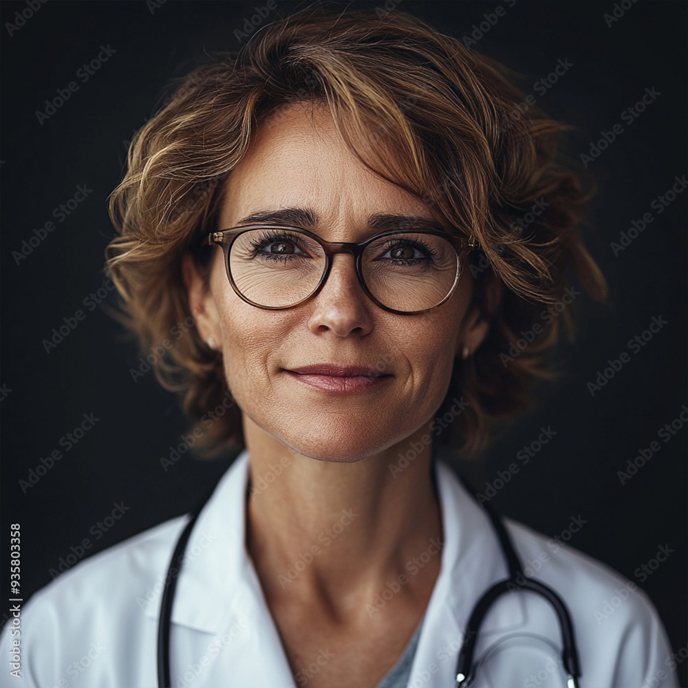 portrait of female doctor portrait of female doctor