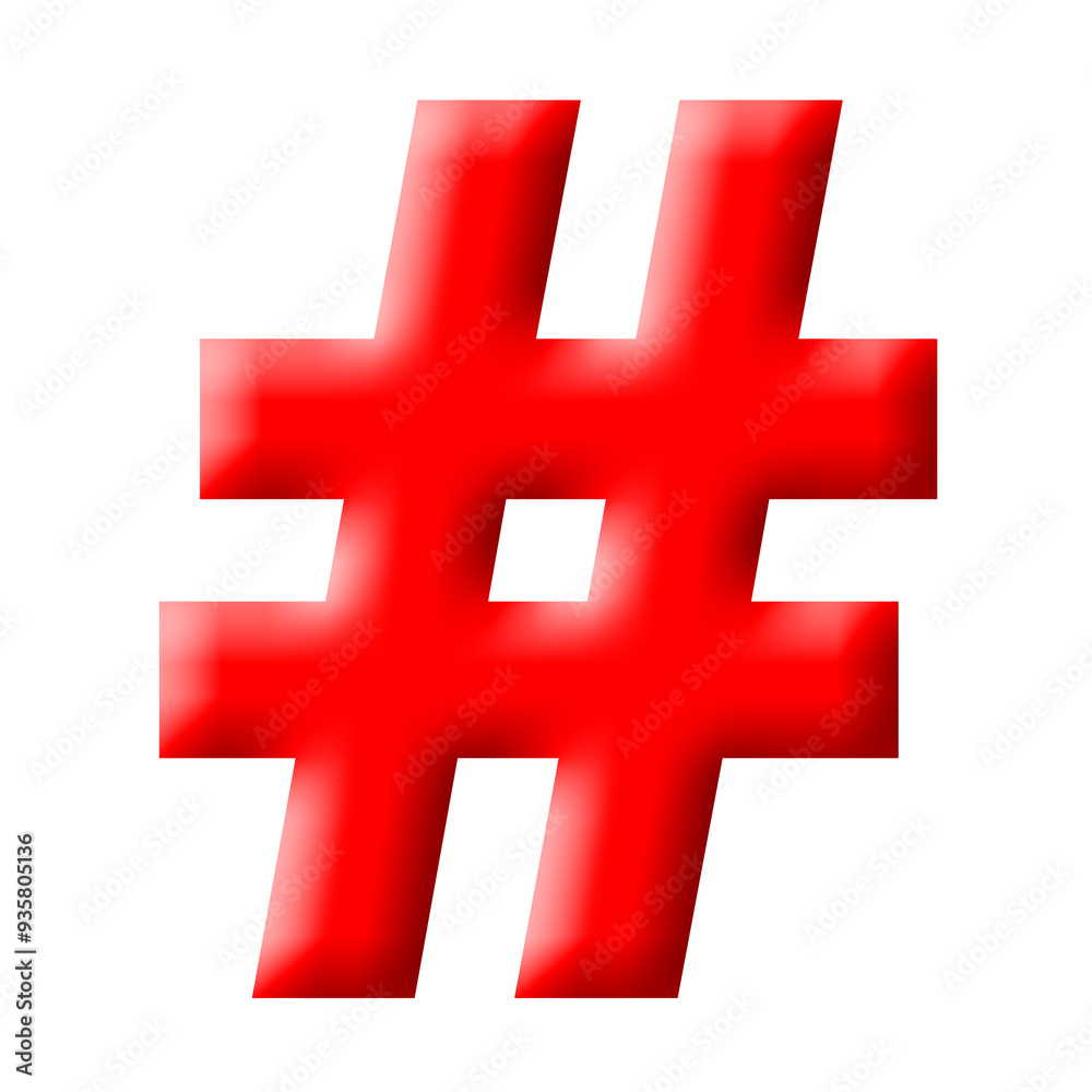 Obraz premium hash icon png file type