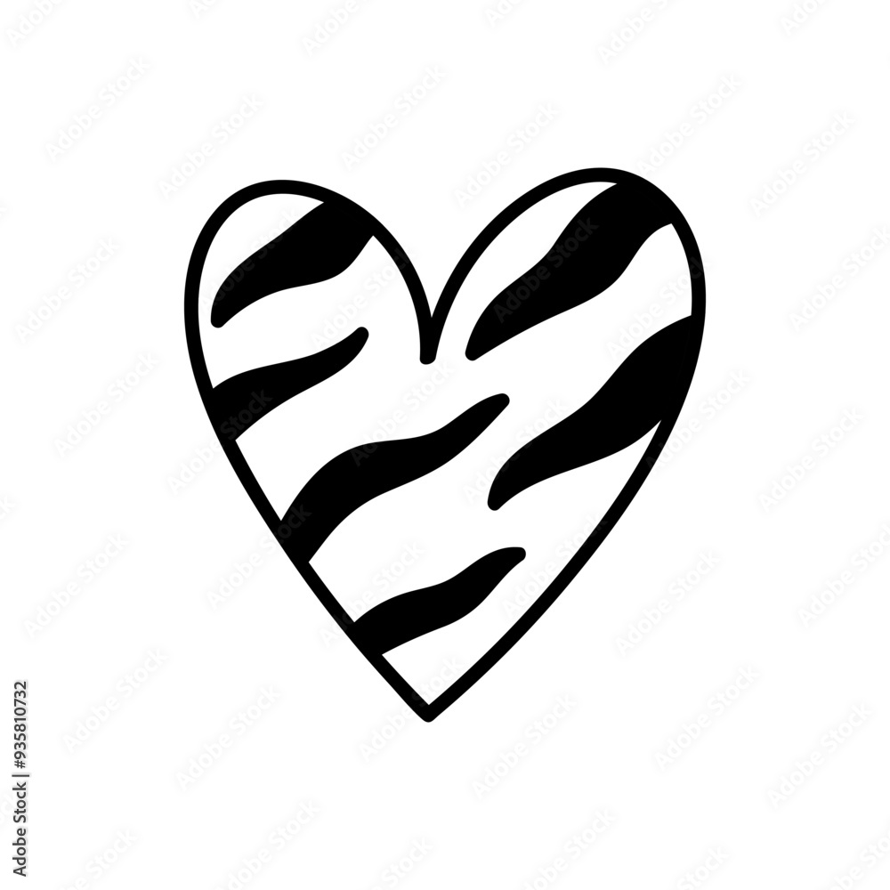 Cute doodle heart isolated on white background. Vector hand-drawn illustration. Perfect for Valentines Day designs, cards, decorations. Cute doodle heart isolated on white background. Vector hand-drawn illustration. Perfect for Valentines Day designs, cards, decorations.