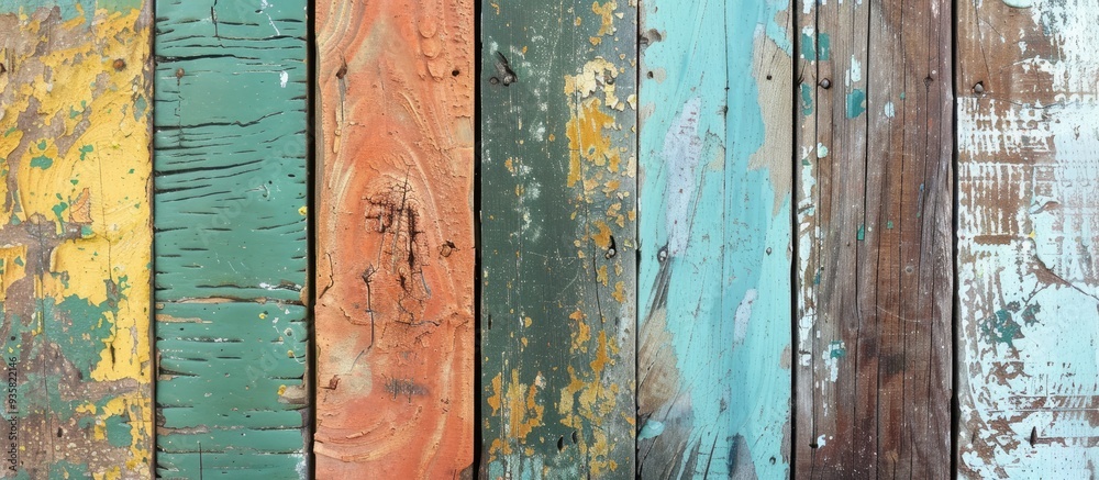 aged paint on wood. Copy space image. Place for adding text and design