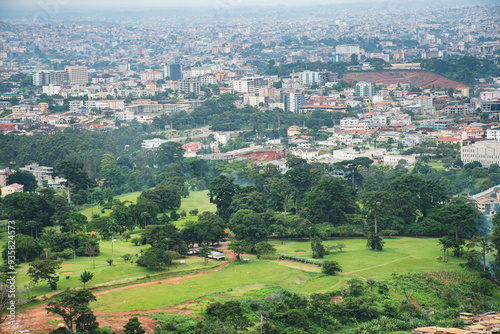 view of the city, Yaounde Cameroon