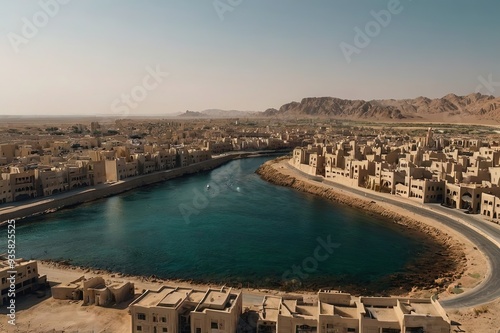 View of the city of Sur the capital city of Ash Sharqiyah South Governorate in northeastern Oman