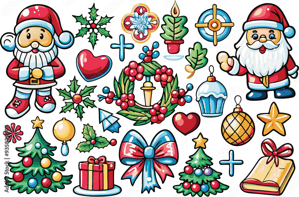 Christmas elements vector Christmas elements vector
