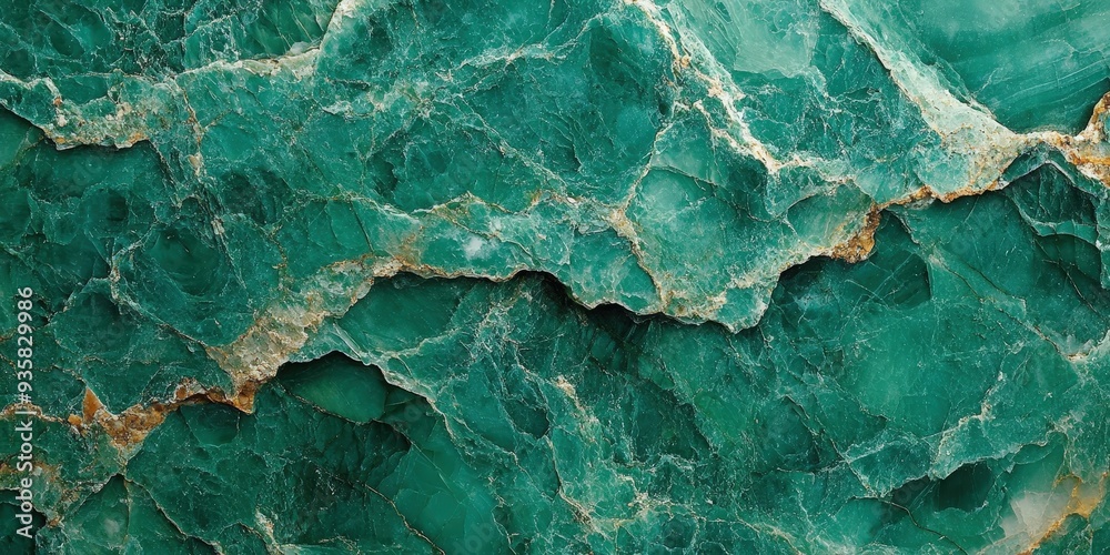 Fototapeta premium Emerald Green Marble Texture