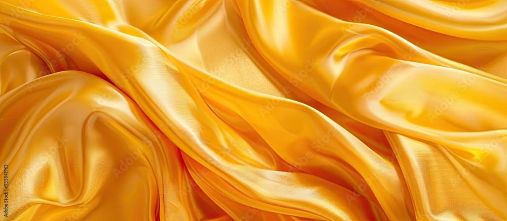 Yellow silk fabric abstract amber silk backdrop Fabric texture with draping Copyspace Design element Valentine s Day Texture pattern decoration background Yellow silk fabric abstract amber silk backdrop Fabric texture with draping Copyspace Design element Valentine s Day Texture pattern decoration background