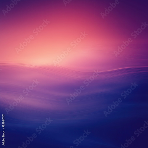 Abstract color background. Blue, purple, green gradient blend with canvas texture. Bright colored glow. Diffuse glare. Blurry highlights. Modern design template for web cover. Soft pastel color.