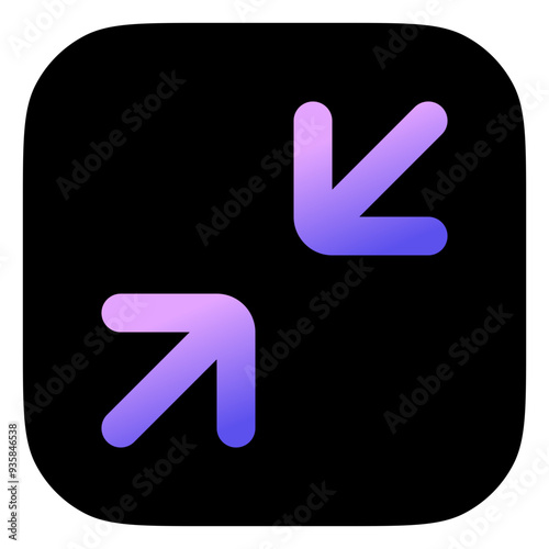 Editable vector minimize screen icon. Part of a big icon set family. Perfect for web and app interfaces, presentations, infographics, etc