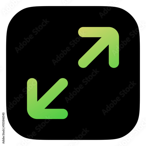 Editable vector maximize screen icon. Part of a big icon set family. Perfect for web and app interfaces, presentations, infographics, etc