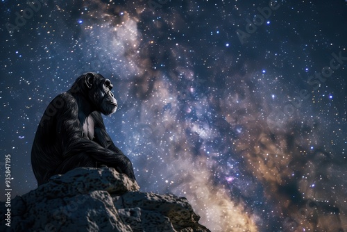 Human Evolution: From Monkeys to Modern Humans. Anthropology and Genetic Heritage Against the Background of the Starry Sky