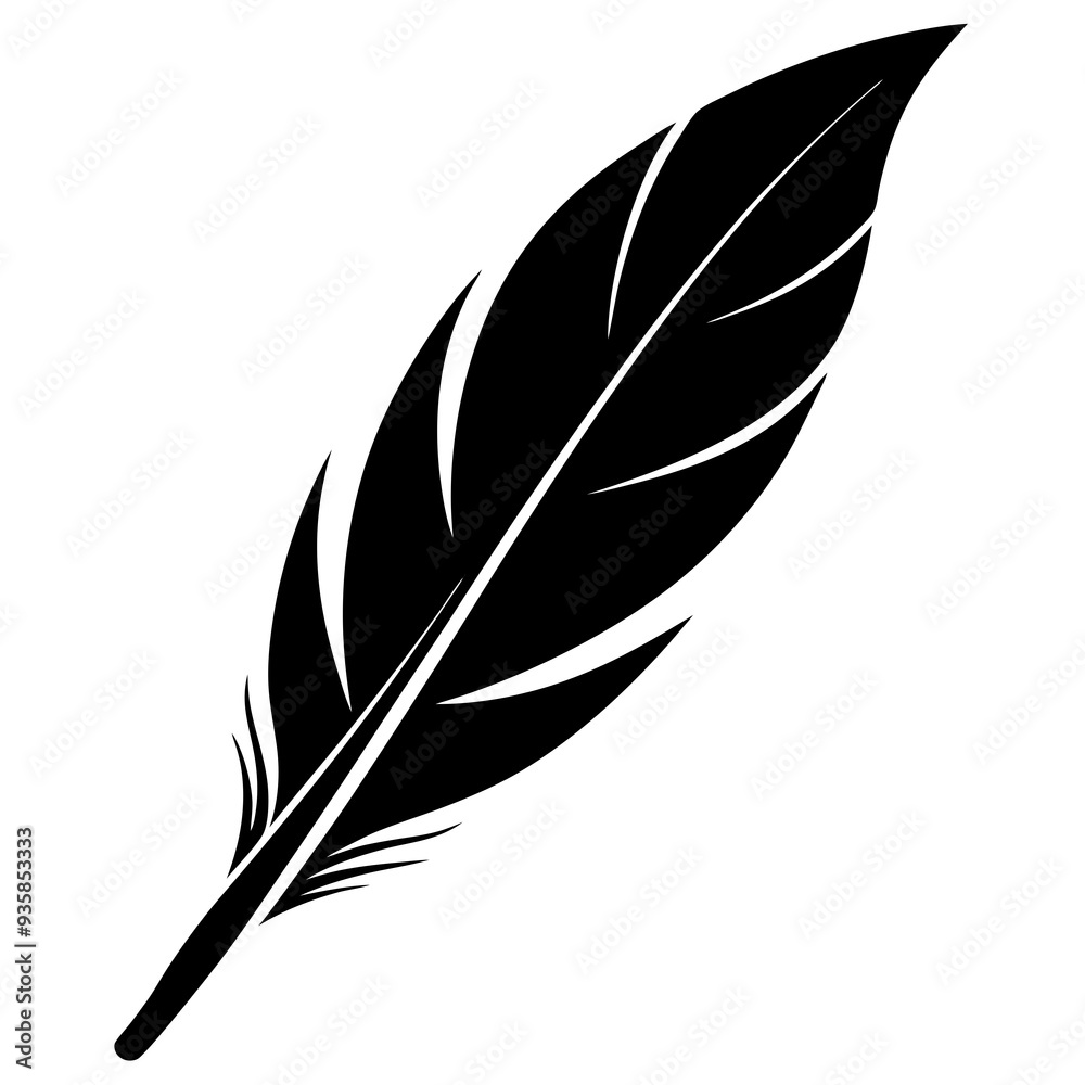 Obraz premium feather pen and ink