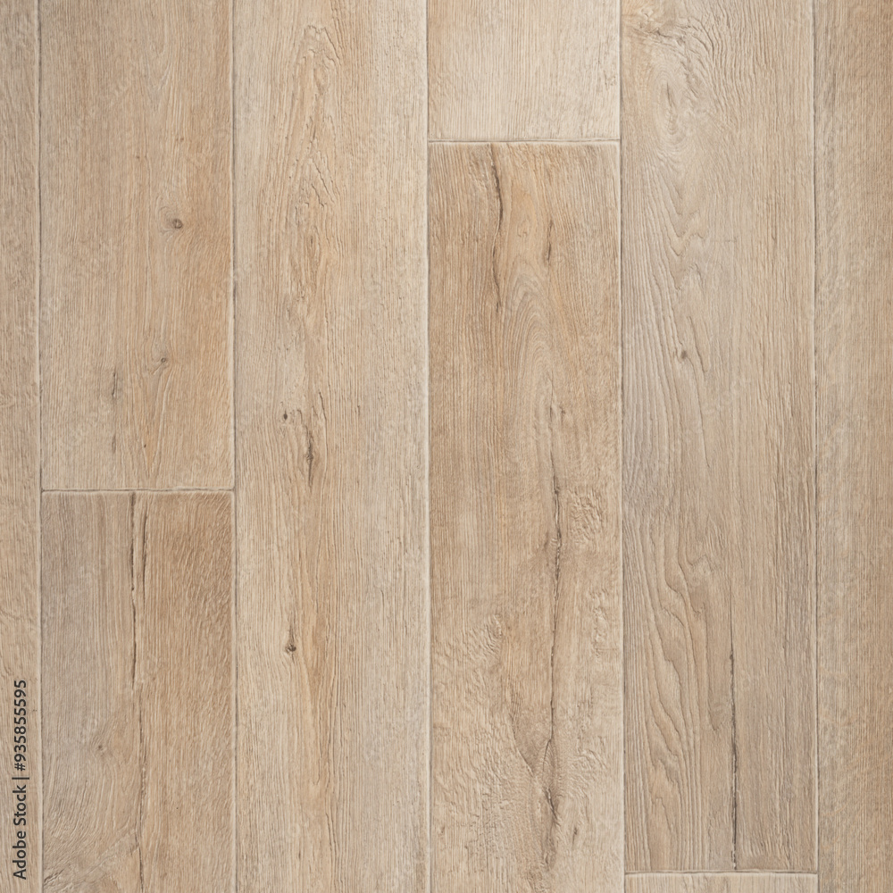Naklejka premium Rustic Oak Wood Texture – Natural Hardwood Flooring Background with Grain Pattern
