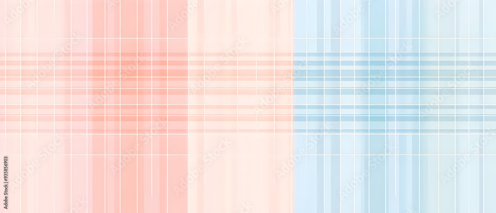A flat vector illustration of a background design with stripes and grids, using two pastel colors like soft peach and baby blue. The stripes are simple and uniform, a delicate grid pattern A flat vector illustration of a background design with stripes and grids, using two pastel colors like soft peach and baby blue. The stripes are simple and uniform, a delicate grid pattern
