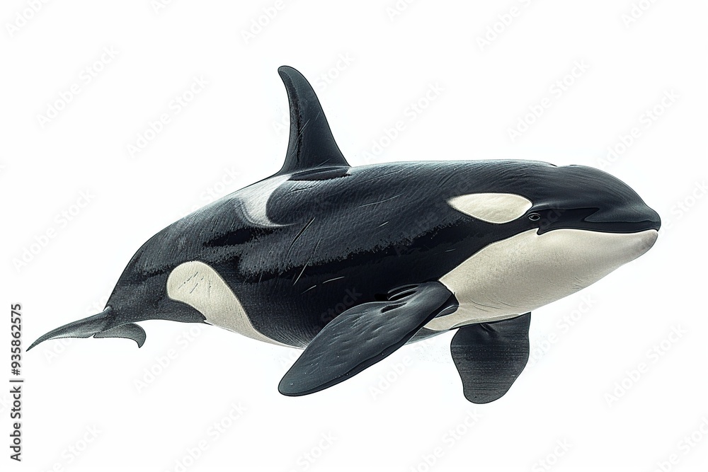 Killer Whale, Orca, Black and White Killer Whale, Orca, Black and White