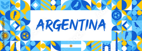 Argentina Independence Day Background Design

