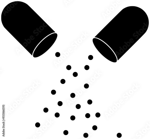 health illustration pharmacy silhouette capsule logo drug icon medicine outline antibiotic medical treatment pharmaceutical medication pill illness tablet care shape prescription vitamin painkiller