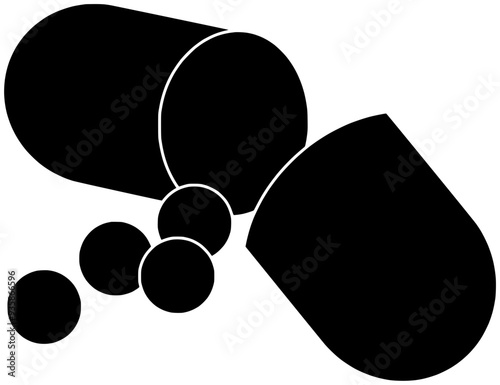 health illustration pharmacy silhouette capsule logo drug icon medicine outline antibiotic medical treatment pharmaceutical medication pill illness tablet care shape prescription vitamin painkiller