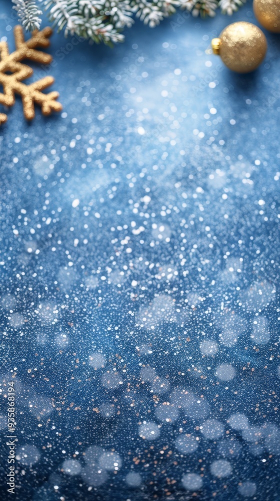 Golden snowflakes and stars on a snowy background with a warm glow. Ideal for Christmas cards and winter holiday designs. Golden snowflakes and stars on a snowy background with a warm glow. Ideal for Christmas cards and winter holiday designs.