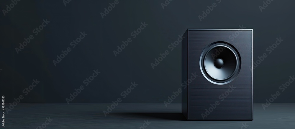 sound box isolated with clipping path. Copy space image. Place for adding text and design sound box isolated with clipping path. Copy space image. Place for adding text and design