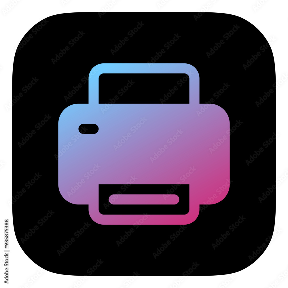 Editable vector print printer icon. Part of a big icon set family. Perfect for web and app interfaces, presentations, infographics, etc Editable vector print printer icon. Part of a big icon set family. Perfect for web and app interfaces, presentations, infographics, etc