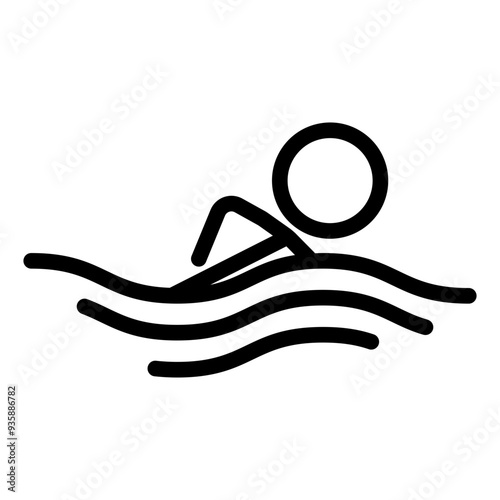 Swimming Activity Icon
