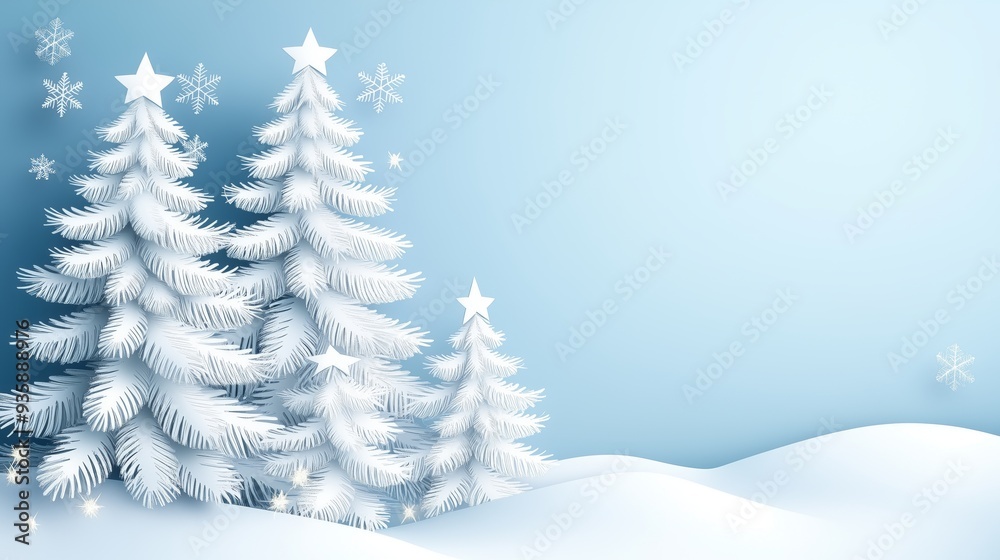 Obraz premium abstract minimalistic christmas background
