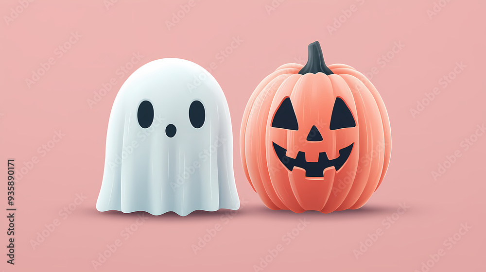 Ghostly Greetings from a Jack-o'-Lantern Ghostly Greetings from a Jack-o'-Lantern