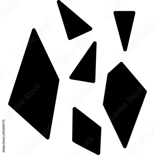 Free Download Glass Shards Icon - GFXLoad