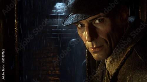 A Man in the Shadows, Waiting in the Rain