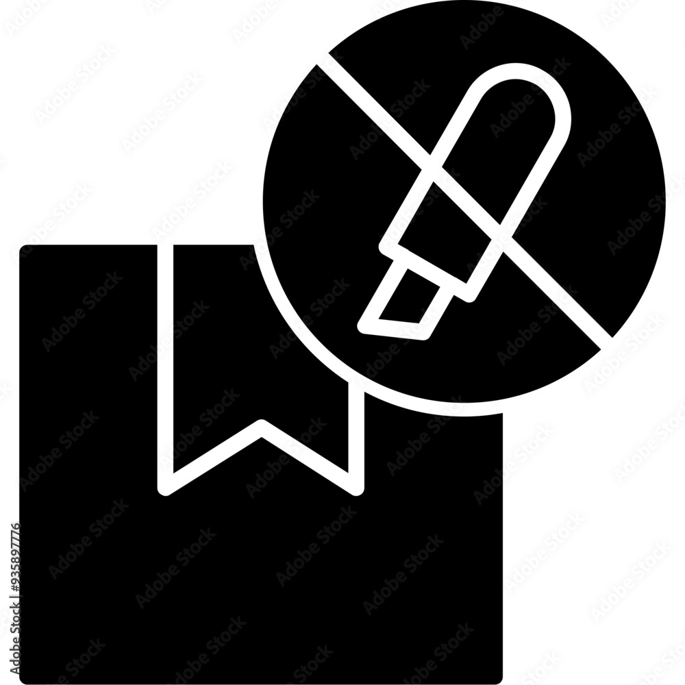 Do Not Open With Knife Icon Do Not Open With Knife Icon