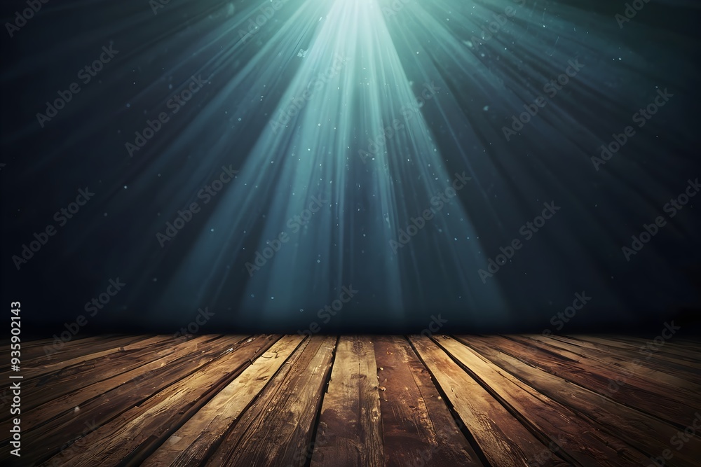 Empty room with hardwood floor and beams of sunlight. Bright and warm space with sun rays. Empty room with hardwood floor and beams of sunlight. Bright and warm space with sun rays.