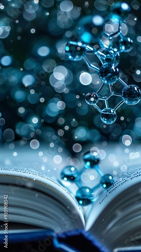 chemistry poster with textbook