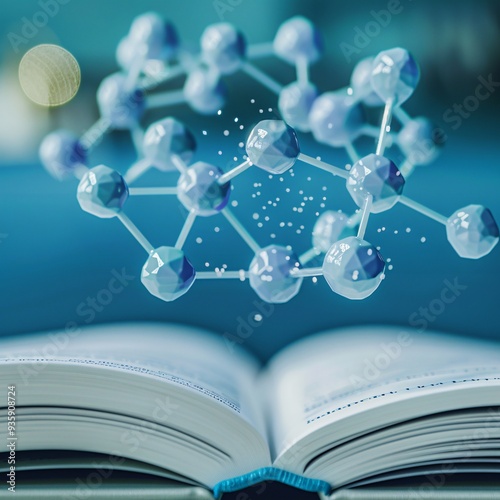 chemistry poster with textbook