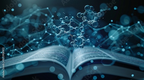 chemistry poster with textbook