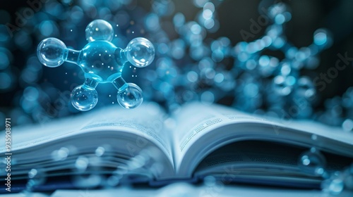 chemistry poster with textbook