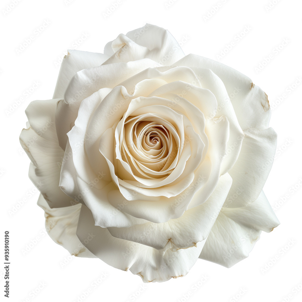 isolated white rose, close-up of flower
isolated white rose, close-up of flower