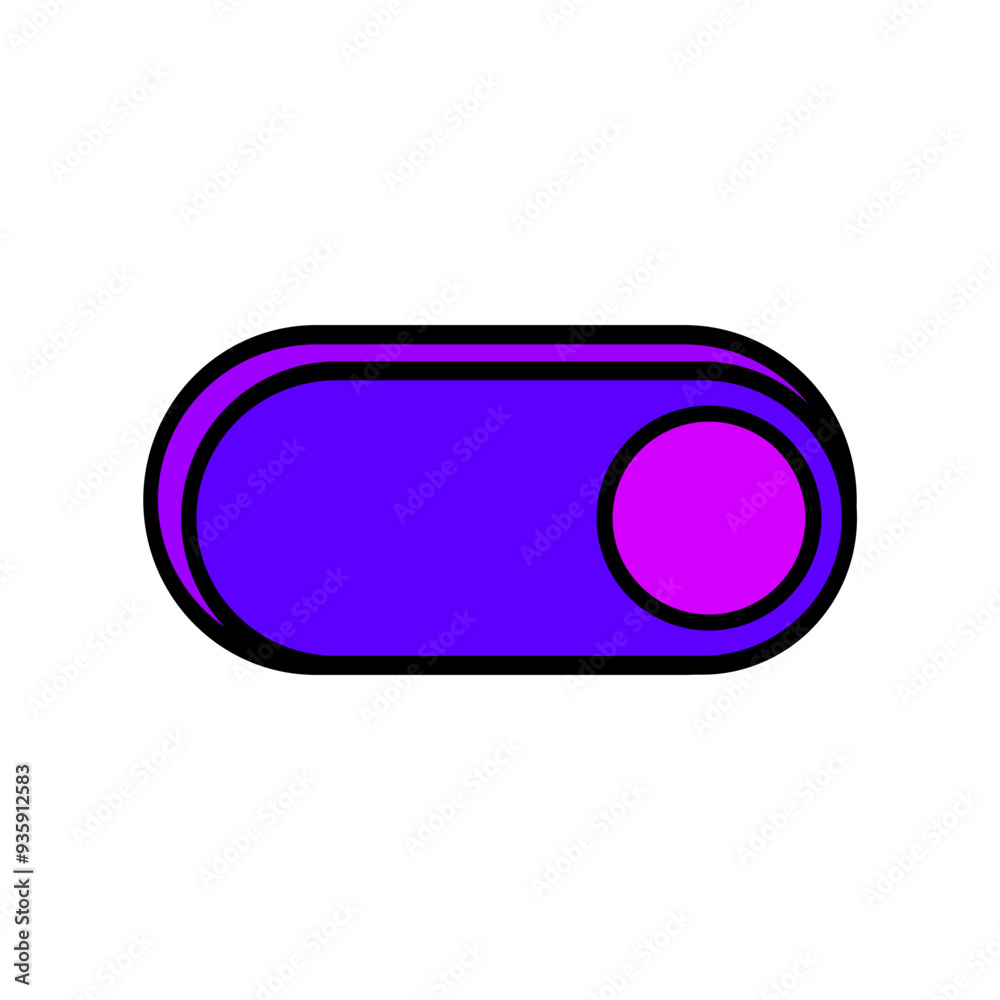 Toggle button purple Toggle button purple