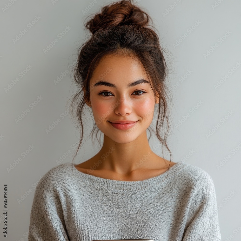 Smiling Woman Portrait. Smiling Woman Portrait.