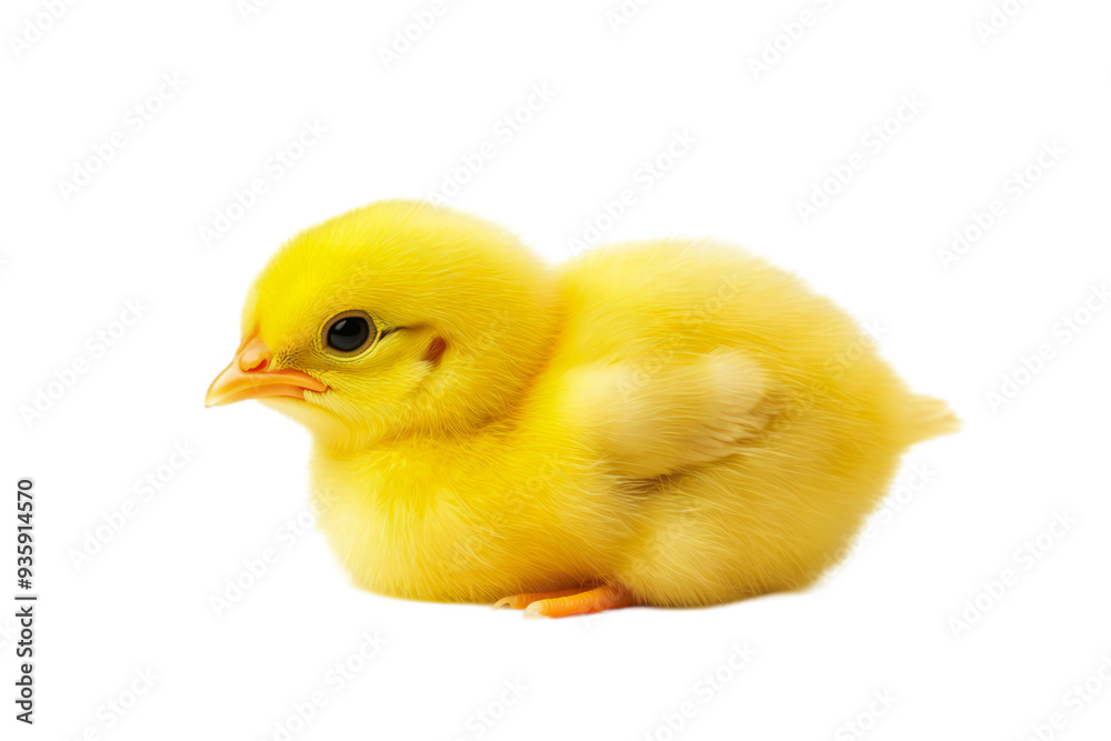 Yellow broiler chicken on a transparent background Yellow broiler chicken on a transparent background