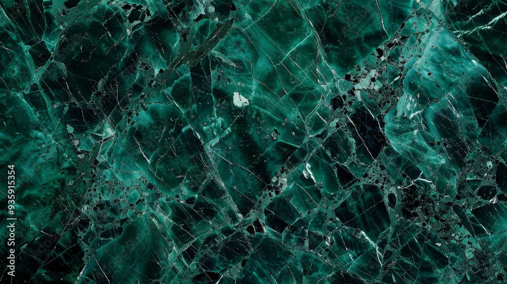 An exquisite close-up of green marble, with intricate natural veins and textures forming a unique, luxurious pattern, perfect for elegant interiors. An exquisite close-up of green marble, with intricate natural veins and textures forming a unique, luxurious pattern, perfect for elegant interiors.