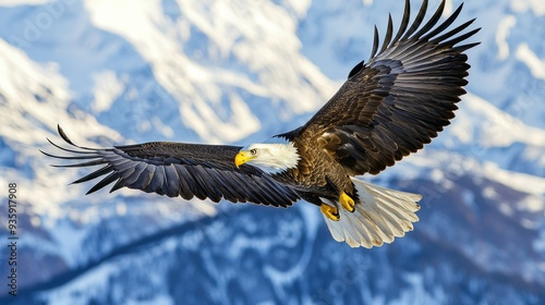 Bald Eagle Soaring.