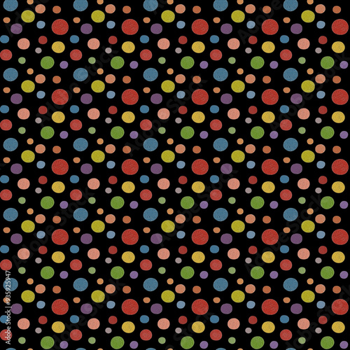 Bunte Kreise nahtloses Muster
