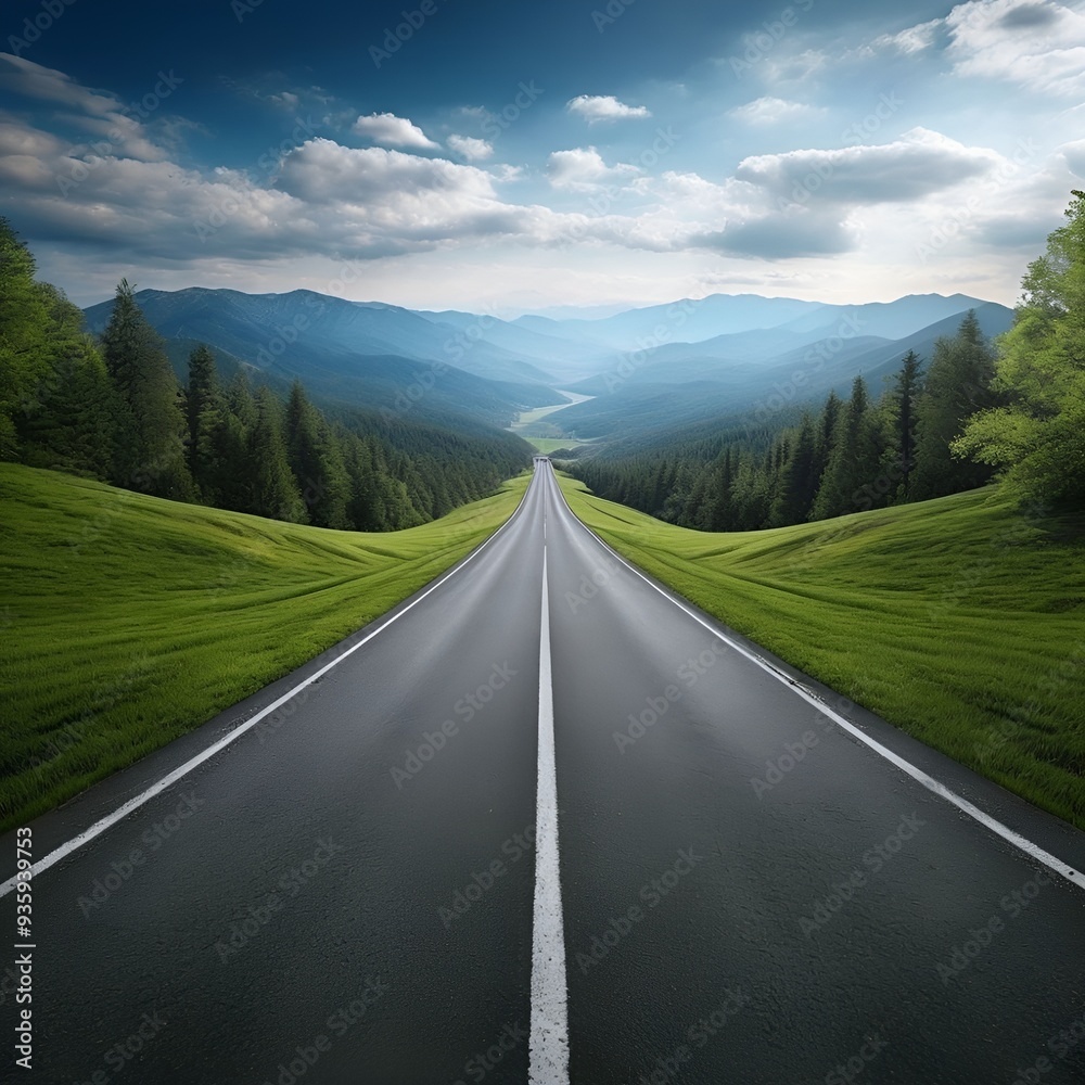 road to the mountains