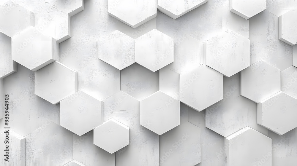 3D White Hexagons on White Background, Abstract Image, Texture, Pattern, Wallpaper, Cover and Screen of Smartphone, Cell Phone, Computer, Laptop, 9:16 and 16:9 Format 3D White Hexagons on White Background, Abstract Image, Texture, Pattern, Wallpaper, Cover and Screen of Smartphone, Cell Phone, Computer, Laptop, 9:16 and 16:9 Format