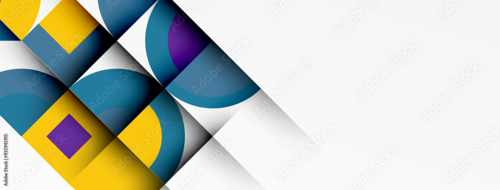 Modern geometrical abstract background - circles. Business or technology presentation design Modern geometrical abstract background - circles. Business or technology presentation design