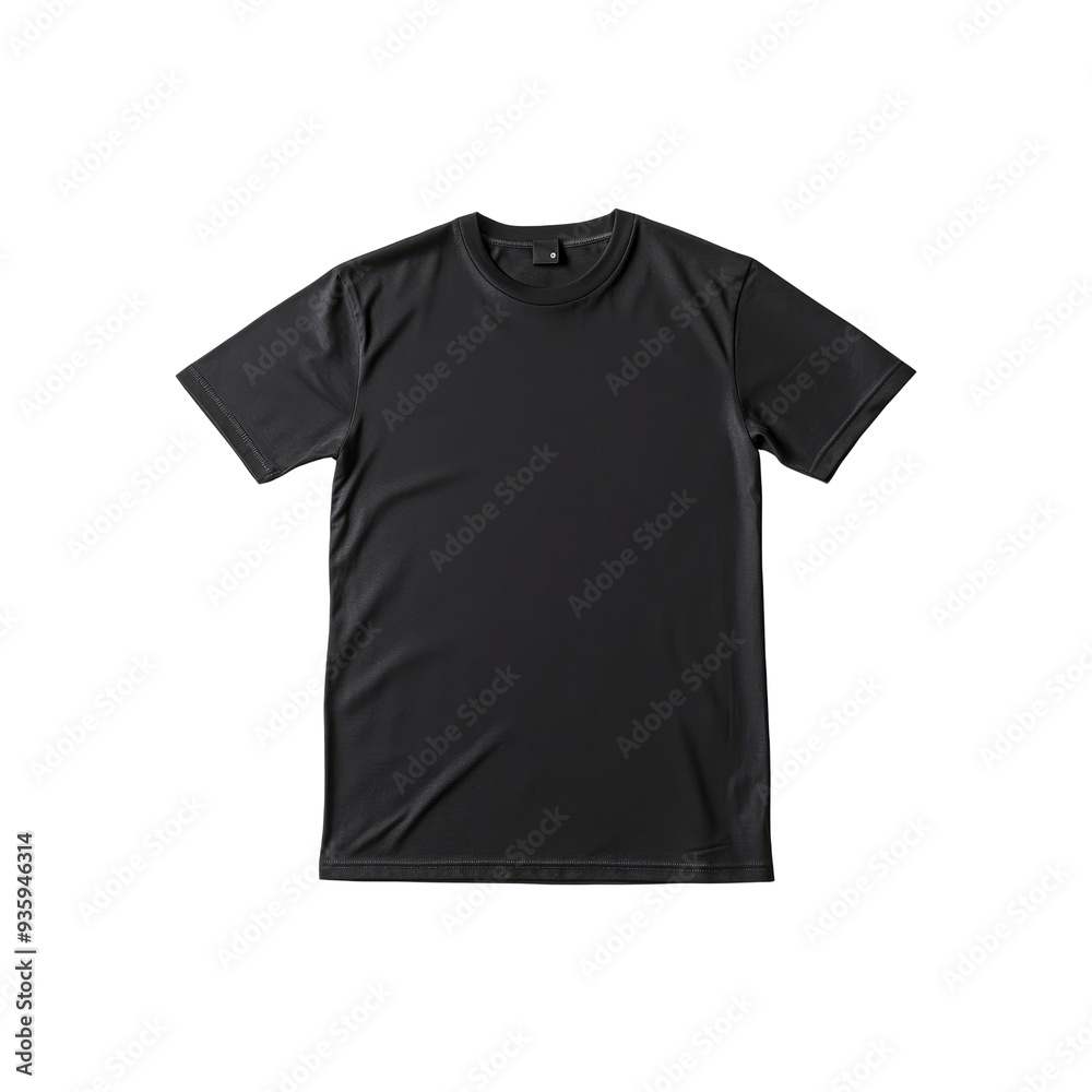 Blank Black T-Shirt Mockup for Design Presentation Blank Black T-Shirt Mockup for Design Presentation