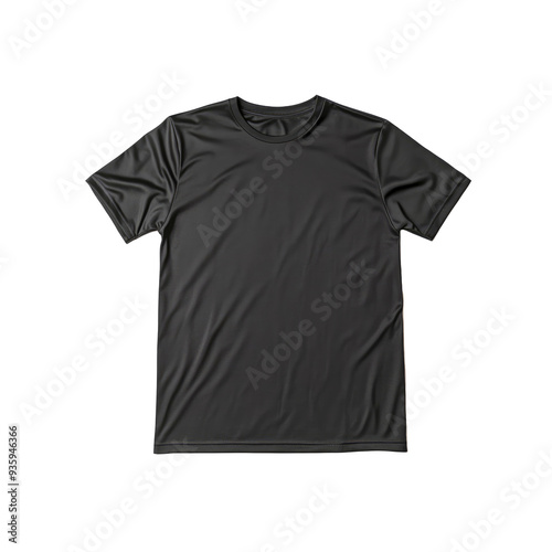 Black T-Shirt Mockup for Design Presentation