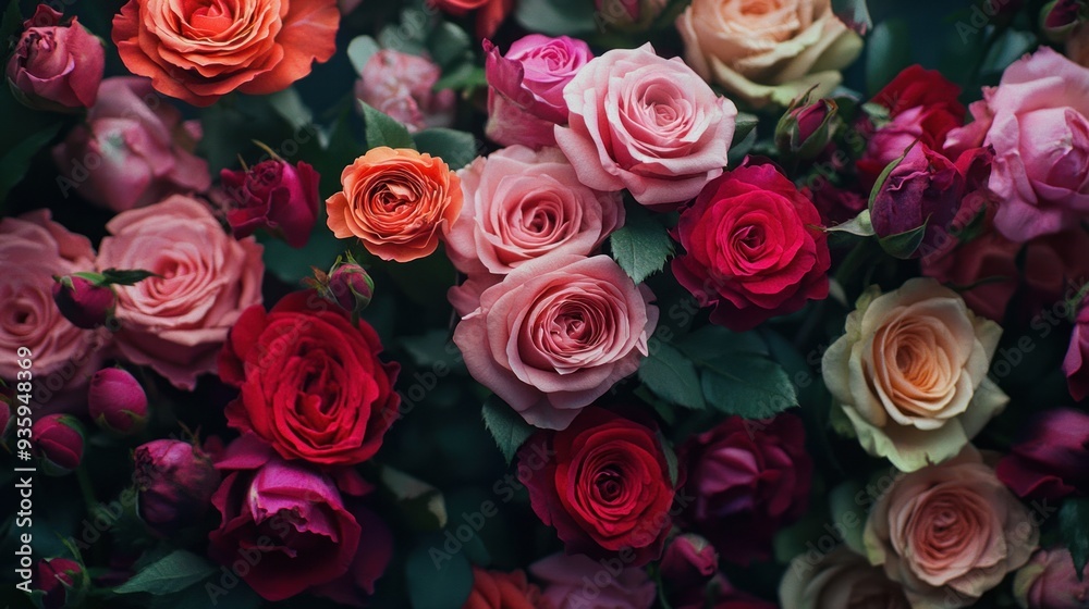 Vibrant Rose Bouquet Vibrant Rose Bouquet