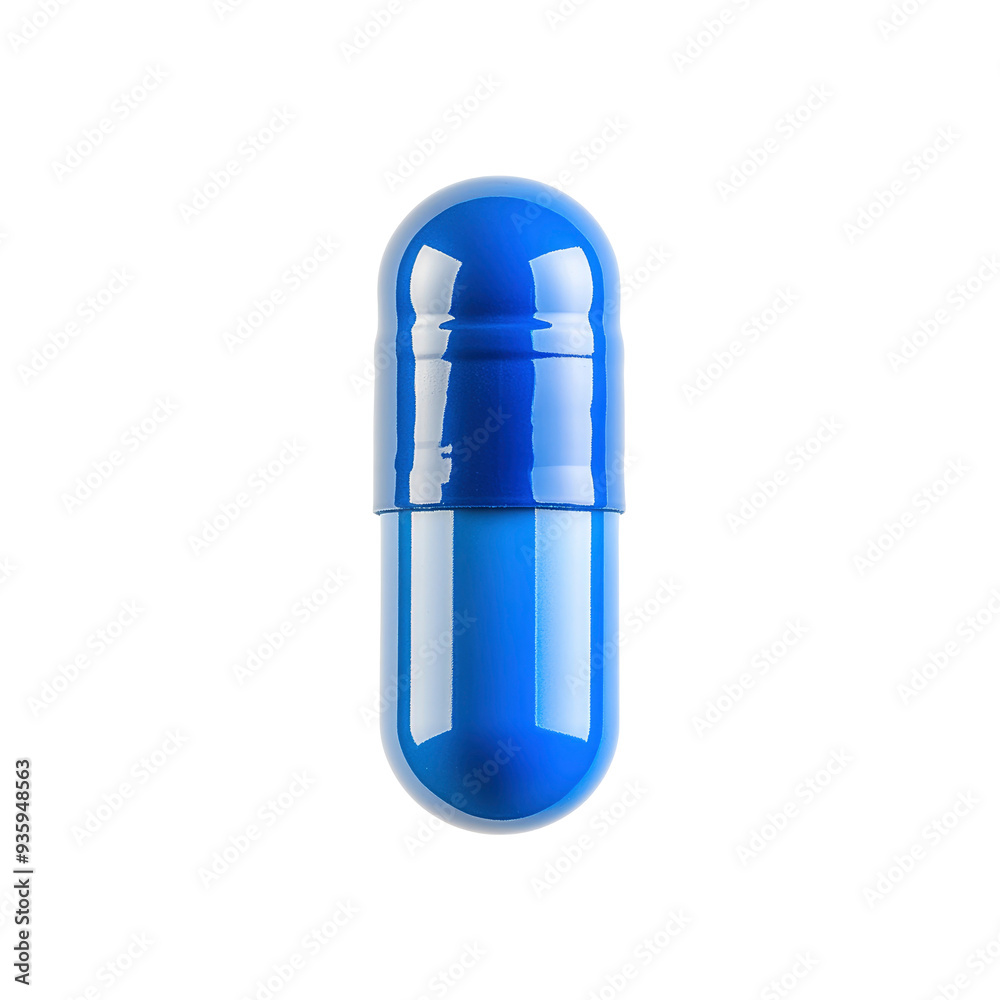 Blue Capsule Pill Blue Capsule Pill
